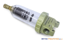 Load image into Gallery viewer, Knocks DF.12 AM10 Pneumatic Filter, 3/8&quot; Auto Drain - British Pneumatics (Online Wholesale)