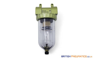 Knocks DF.34 HA4 Pneumatic Filter, 3/4", Self Drain (Germany) - British Pneumatics (Online Wholesale)