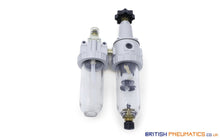 Load image into Gallery viewer, Knocks FDO.11 G MAN Service Unit Assemblies WITH G50 GAUGE F/R+L,1/4&quot; (SELF DRAIN) - British Pneumatics (Online Wholesale)