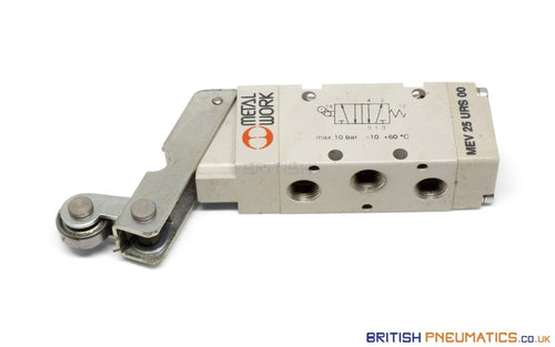 Metal Work MEV 25 URS OO Roller Lever Mechanical Valve (7001000610) 1/8