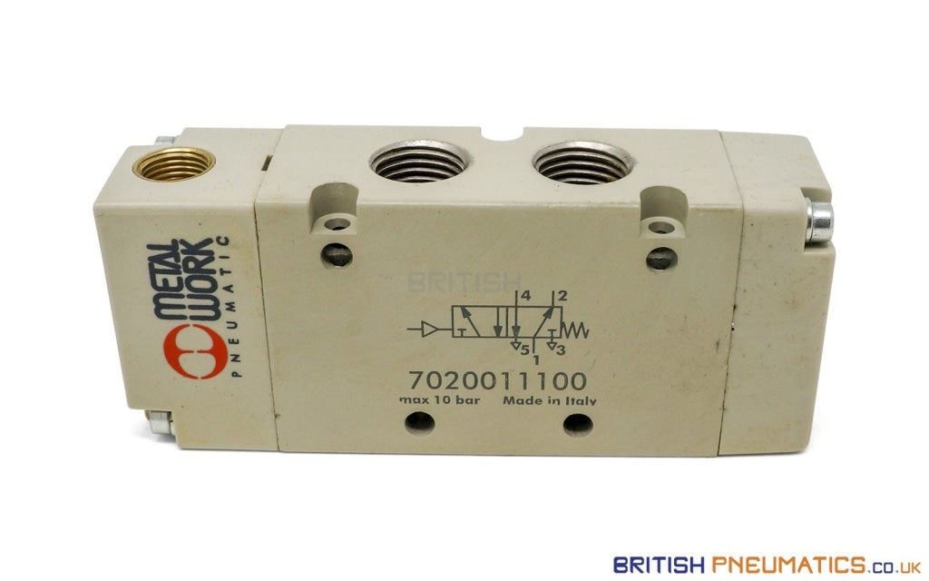 Metal Work PNV 35 PNS OO Pneumatic Pilot Valve (7020011100) 1/4