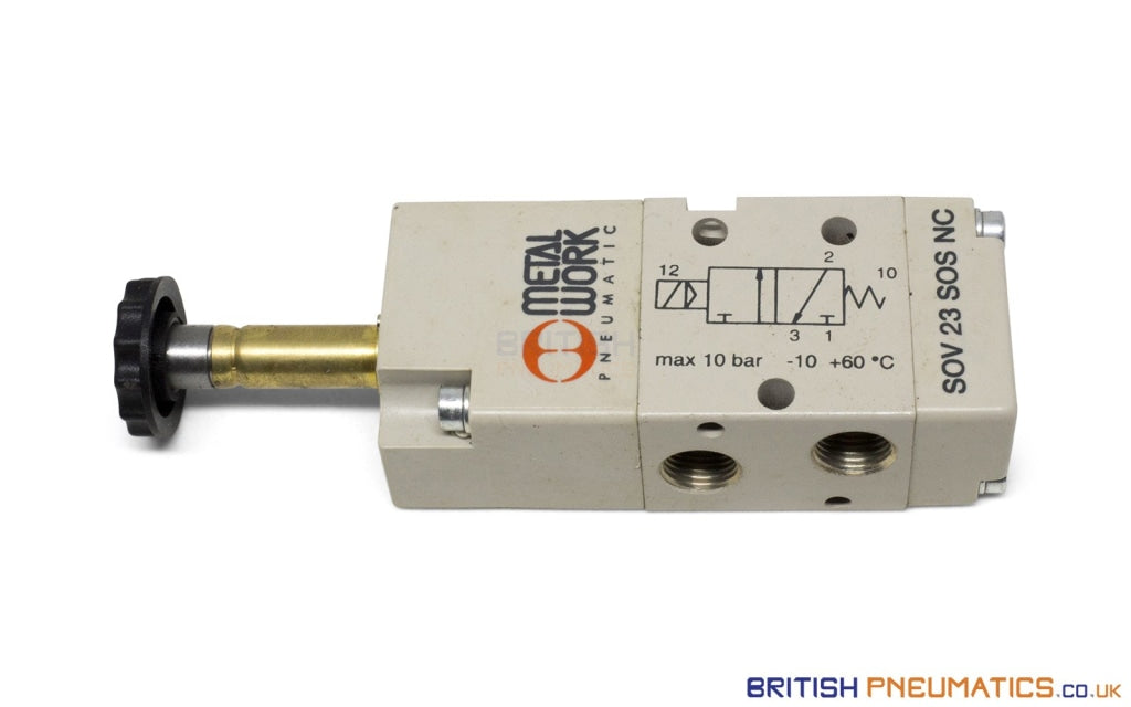Metal Work SOV 23 SOS NC Solenoid Valve (7010020200) 1/8