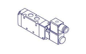 Metal Work SOV 26 SOS CA Solenoid Valve (7010022100) 1/8" - British Pneumatics (Online Wholesale)