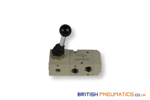 Metal Work 7020000100 NC Pneumatic Lever Valve 1/4