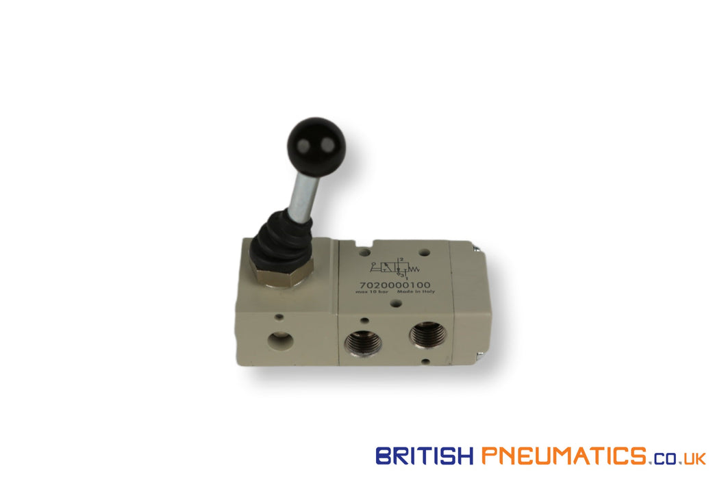 Metal Work 7020000100 NC Pneumatic Lever Valve 1/4