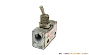 Mindman ACT-101 (EPA-101) Retained Toggle Mechanical Valve - British Pneumatics