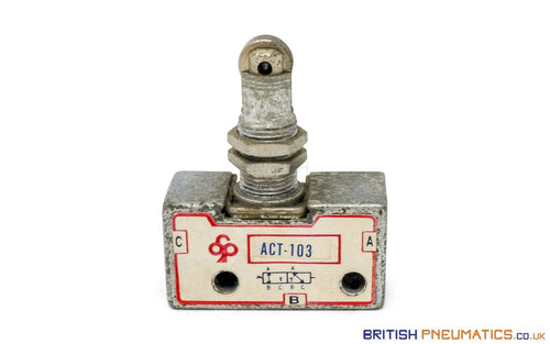 Mindman ACT-103 EPA-103 Roller Plunger Mechanical Valve - British Pneumatics