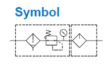 Load image into Gallery viewer, Mindman MACP300L-8A-D Filter, Regulator, Lubricator (FRL) Auto Drain 1/4&quot; BSP (Made in Taiwan) - British Pneumatics