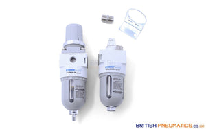 Mindman MACP200-8A Filter, Regulator, Lubricator (FRL) 1/4" BSP - British Pneumatics