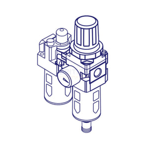 Mindman MAR302-8A Pressure Regulator - British Pneumatics (Online Wholesale)