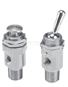 Mindman MVHA-2V Round Toggle Valve - British Pneumatics