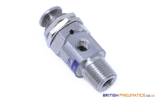 Mindman MVHA-3P Round Toggle Valve - British Pneumatics