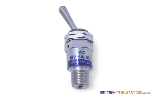 Mindman MVHA-3V Round Toggle Valve - British Pneumatics