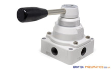 Load image into Gallery viewer, Mindman MVHC-300-4H-10A Hand Lever Valve 3/8&quot; - British Pneumatics