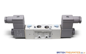 Mindman MVSC-220-4E2 DC24V Solenoid Valve 5/2 1/4" BSP - British Pneumatics