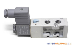 Mindman MVSC-260-4E1 DC24V Solenoid Valve 5/2 1/4" BSP (Made in Taiwan) - British Pneumatics