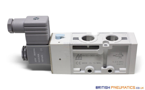 Mindman MVSC-300-4E1 DC24V Solenoid Valve 5/2 3/8
