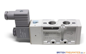 Mindman MVSC-300-4E1 DC24V Solenoid Valve 5/2 3/8" BSP - British Pneumatics