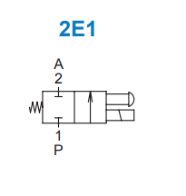 Mindman MVDC-220-2E1 AC220V Solenoid Valve 2/2 1/8"