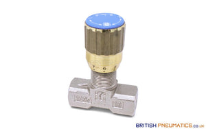 Tognella 1251/2-01-18 | 2-Way Hydraulic Flow Regulator 1/8" (Max 210 bar) - British Pneumatics (Online Wholesale)