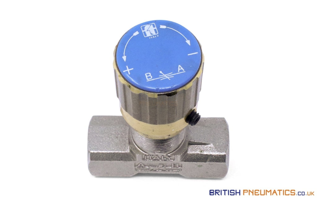 Tognella 1251/2-01-18 | 2-Way Hydraulic Flow Regulator 1/8