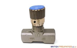 Tognella 1251/2-01-34 | 2-Way Hydraulic Flow Regulator 1/2" (Max 210 bar) - British Pneumatics (Online Wholesale)