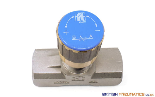 Tognella 1251/2-01-34 | 2-Way Hydraulic Flow Regulator 1/2