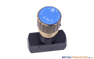 Tognella 257/2-14 | 2-Way Hydraulic Flow Regulator 1/4" (Max 400 bar) - British Pneumatics (Online Wholesale)