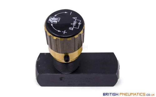 Tognella 257/5-38 | 1-Way Hydraulic Flow Regulator 3/8