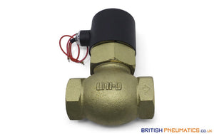 Uni-D US-25 AC220V Solenoid Valve for Water and Steam 1" - British Pneumatics (Online Wholesale)