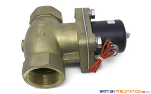 Uni-D US-50 AC110V Solenoid Valve for Water and Steam (2") - British Pneumatics (Online Wholesale)