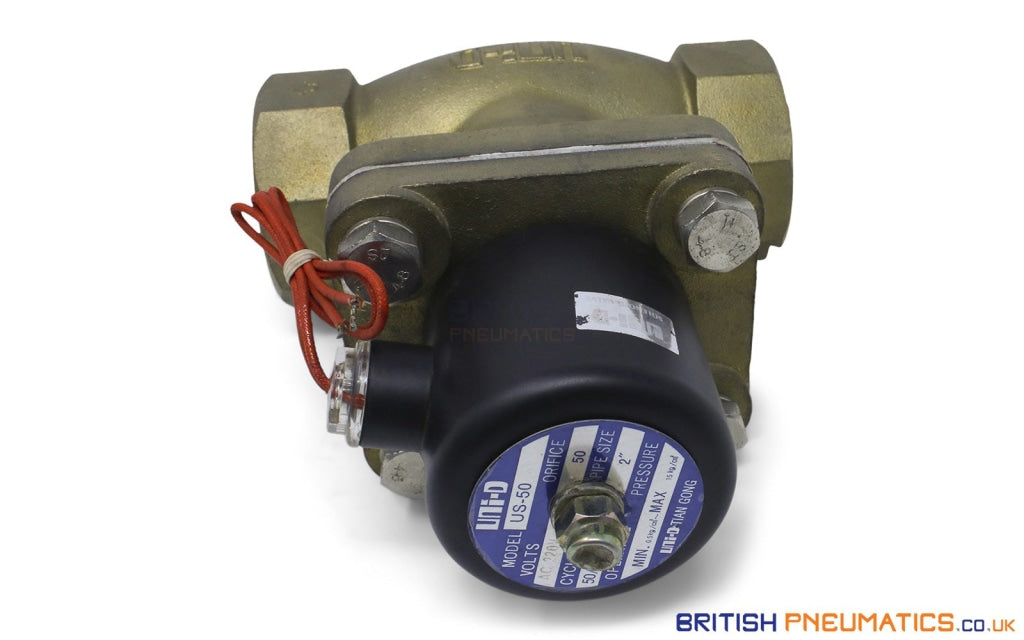 Uni-D US-50 AC220V Solenoid Valve for Water and Steam (2