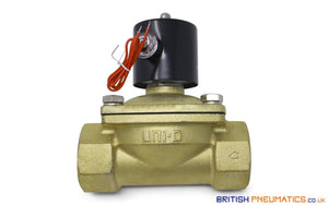 Uni-D UW-50 AC220V Solenoid Valve for Water and Steam (2") - British Pneumatics (Online Wholesale)