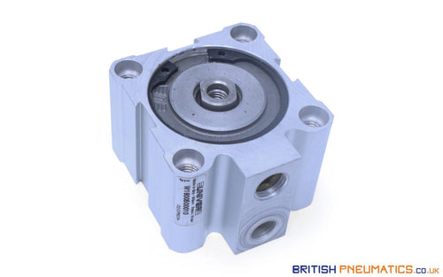 Univer W1600500010 Pneumatic Compact Cylinder (Bore 20, Stroke 10) - British Pneumatics (Online Wholesale)