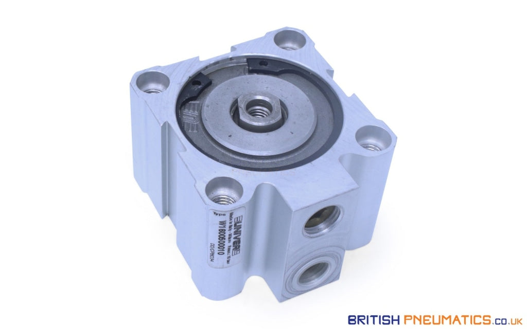 Univer W1600500010 Pneumatic Compact Cylinder (Bore 20, Stroke 10) - British Pneumatics (Online Wholesale)