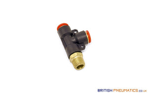 Watson Run Tee 8Mm To 1/4 Pneumatic Fitting (Ctd-8-02) General