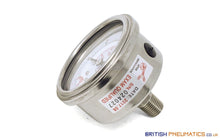 Load image into Gallery viewer, Watson Stainless Steel 100 Bar Pressure Gauge (Back Entry) - British Pneumatics (Online Wholesale)