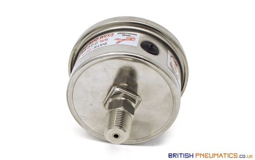 Watson Stainless Steel 150 Bar Pressure Gage (Back Entry) 1/4