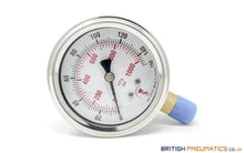 Load image into Gallery viewer, Watson Stainless Steel 150Psi Pressure Gauge (Bottom Entry) 1/4 BSPT General