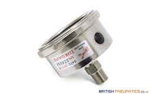 Load image into Gallery viewer, Watson Stainless Steel 20 Bar Pressure Gauge (Back Entry) 1/4&quot; BSPT - British Pneumatics (Online Wholesale)