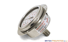 Load image into Gallery viewer, Watson Stainless Steel 400K Flange Back Connection Pressure Gauge - British Pneumatics (Online Wholesale)