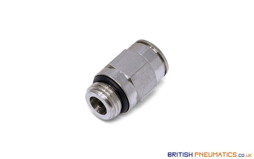 10Mm To 1/4 Straight Parallel Male Stud Push-In Fitting (Nickel Plated Brass) General