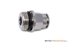 Load image into Gallery viewer, 12Mm To 1/2 Straight Parallel Male Stud Push-In Fitting (Nickel Plated Brass) General