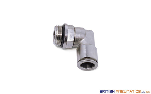 12Mm To 1/4 Bsp Swivel Elbow Push-In Fitting (Nickel Plated Brass) General