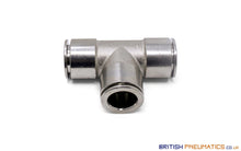 Load image into Gallery viewer, 12Mm Union Tee Push-In Fitting (Nickel Plated Brass) General