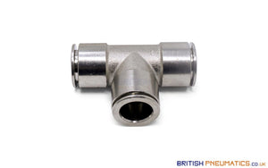 12Mm Union Tee Push-In Fitting (Nickel Plated Brass) General