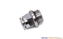 Load image into Gallery viewer, 1/4 Bsp To 6Mm Male Stud Push-In Fitting (Nickel Plated Brass) General