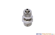 Load image into Gallery viewer, 1/4 Bsp To 6Mm Male Stud Rapid Fittings (Nickel Plated Brass) General