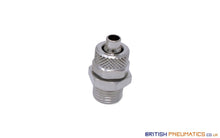 Load image into Gallery viewer, 1/4 Bsp To 8Mm Male Stud Rapid Fittings (Nickel Plated Brass) General