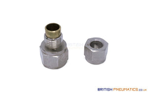 1/4 Female Bsp To 8Mm Stud Compression Fitting (Nickel Plated Brass) General